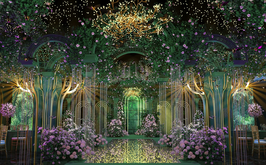 瑞丽奇妙森林婚礼堂效果展示